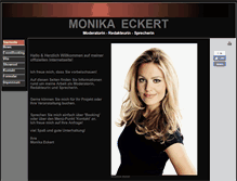 Tablet Screenshot of monika-eckert.com